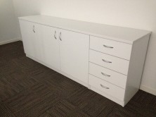 Special Credenza With 3 Hinged Doors And 1 Bank Of 4 Drawers 1800 L X 600 W X 725 H